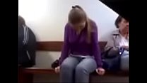 Russian Girl Has To Hold It