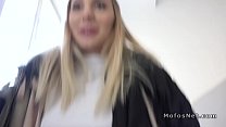 Stranger bangs busty teen for money