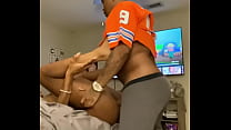 Fucking on her best friend bed