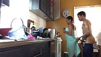 Fucking My homeboy's baby mama in the kitchen