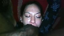 GAGGING AND DEEPTHROAT - white slut expert loves sucking big black cocks