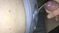 Cum on her sleeping ass
