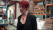 Amater french redhead mature ass hammered