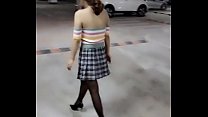 网红主播在外面找男人在停车场做爱直播系列1