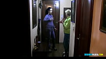 Maria and Her Friend: Lock the Supermarket Delivery Man. Fuck you bastard !!