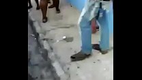 On Route To A Party Jamaican Man Fucks Random BBW In Public