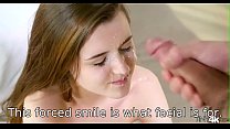 This kind of smile is what facial cumshot is for!