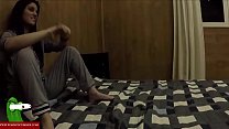 Couple fucking next to her and she ends up masturbating IV 053