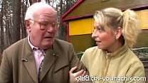 Big Tit Girl Does Old grandpa