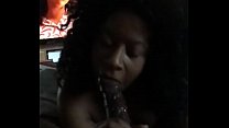 Caramel kush drowning the dick (cumshot)