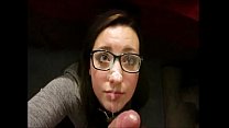 19yr old Amanda getting a massive facial