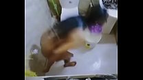 Desi sister spied her small button nipples