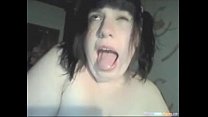 Teen Fucks Hairspray Can - Face Contorts with Orgasm