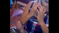 Beautiful swinger wife sucking and receives call from her husband
