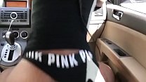 Fucking my girlfriend sister in her car!
