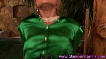 Clothed satin slut fuck facial