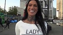 Tatooed girl, great legs having sex in the hotel room - SWEETGIRLCAM.COM