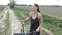 CYCLING IN THE GROUND WITH MY BEAUTIFUL SISTER