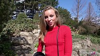 GERMAN SCOUT - Skinny Teen Emily Seduce to Fuck