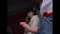 Beautiful Mother And Cute Daughter On The Midnight Bus