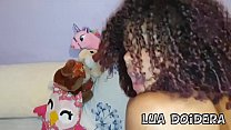 Brazilian 18yo sexy hot wife cum fucking on doggstyle with her husband