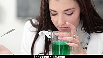 InnocentHigh - Hot Girl Fucked In Chemistry Lab by Teacher