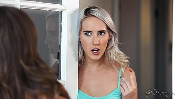 Squirting right to my mom's mature friend! - Abigail Mac, Cadence Lux