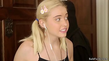 Huge cock dad fucks wife and brat teen