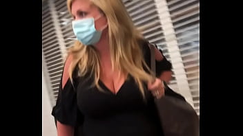 Big Tit Blonde Milf Candid