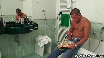 Wife catches him fucking her huge mother