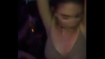 Girlfriend acting like a real whore in club, soaked and d. dancing,