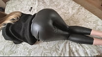 Pretty Woman Tried on Leather Pants and Asked to FUCK HER